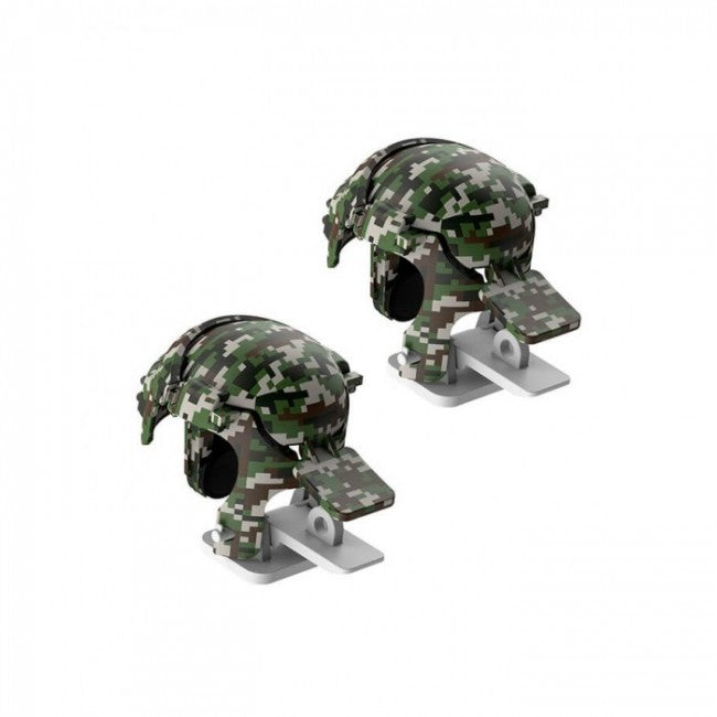 Ігрові тригери для телефону Baseus Level 3 Helmet PUBG Gadget GA03 Camouflage Green