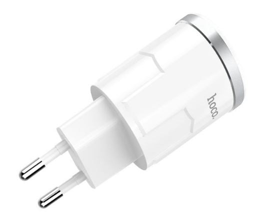 Мережевий зарядний пристрій Hoco C37A Thunder (1USB, 2.4A) Білий