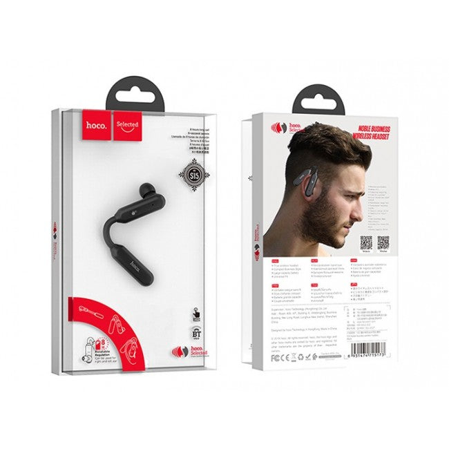 Bluetooth гарнитура Hoco S15 Noble business Black