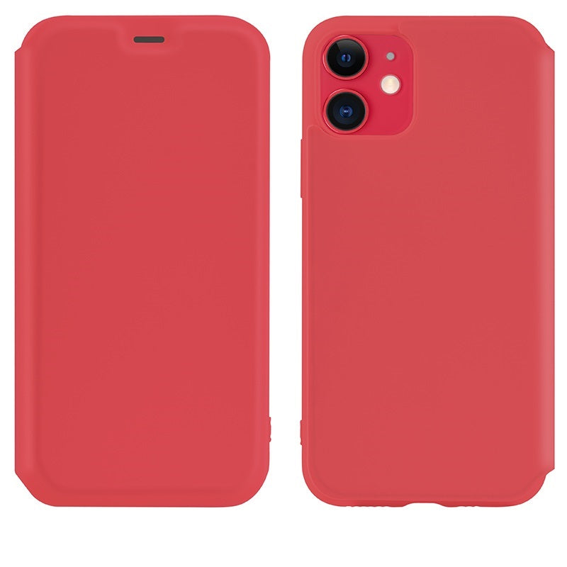 Чохол-книжка Hoco Colorful series liquid silicone для Apple iPhone 11 Red