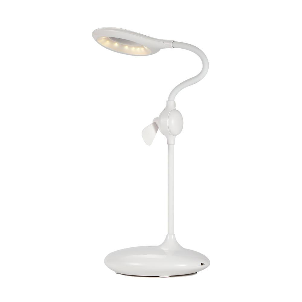 Лампа JOYROOM CY179 LED desk lamp & fans Біла