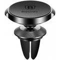 Автодержатель Baseus Small Ears Series Air Outlet Magnetic Bracket (Genuine Leather Type) Black