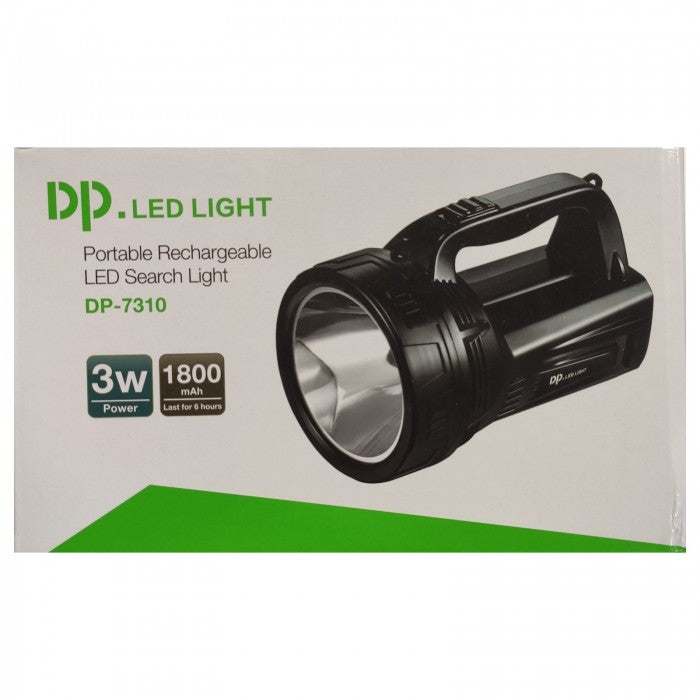 DP-7310 фонарь-прожектор акумуляторний LED чорний