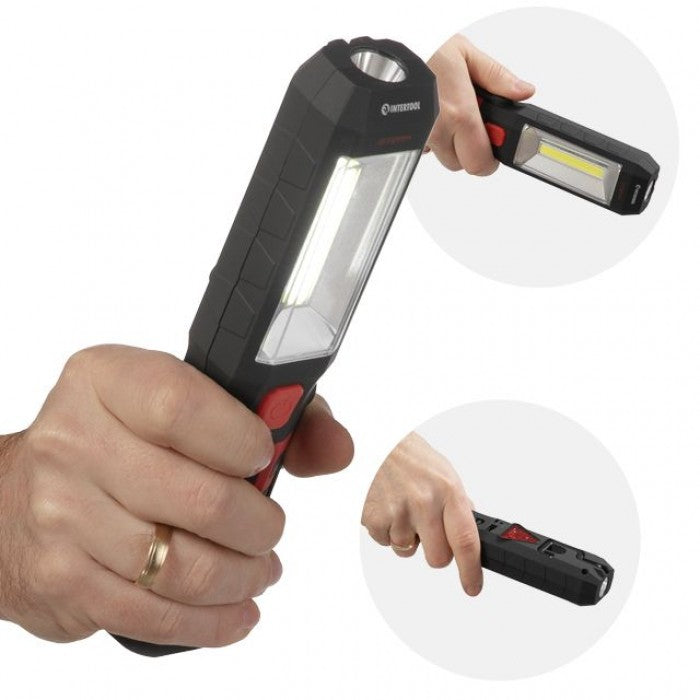 Фонарь WORKLIGHT 270° STORM INTERTOOL з панеллю