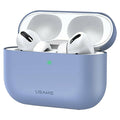 Чохол для Apple Airpods Pro Usams US-BH569 Ultra-thin Silicone Protective Cover Purple
