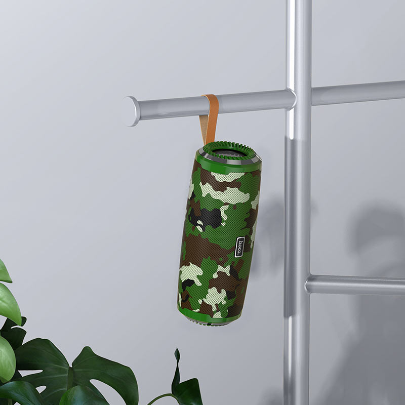 Портативна Bluetooth колонка Hoco BS38 Cool freedom sports Camouflage Green