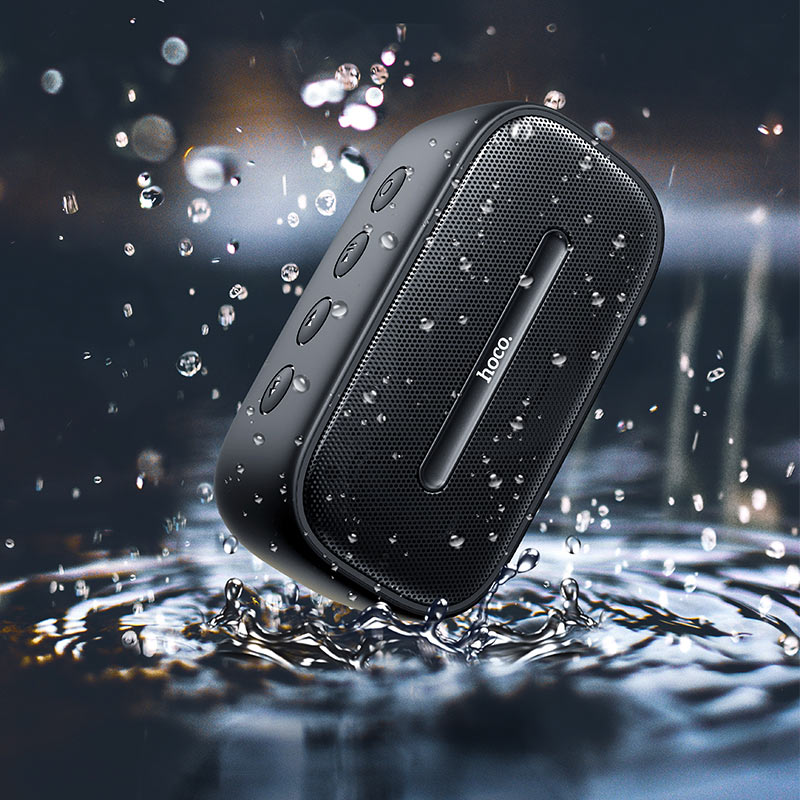 Портативна Bluetooth колонка Hoco BS43 Cool sound водонепроникна IPX7 (BT 5.0, AUX, MicroSD) Black