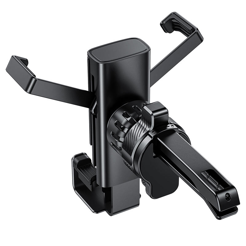 Держатель для телефона в авто (в дефлектор) Hoco CA72 Phantom air outlet hidden gravity Black