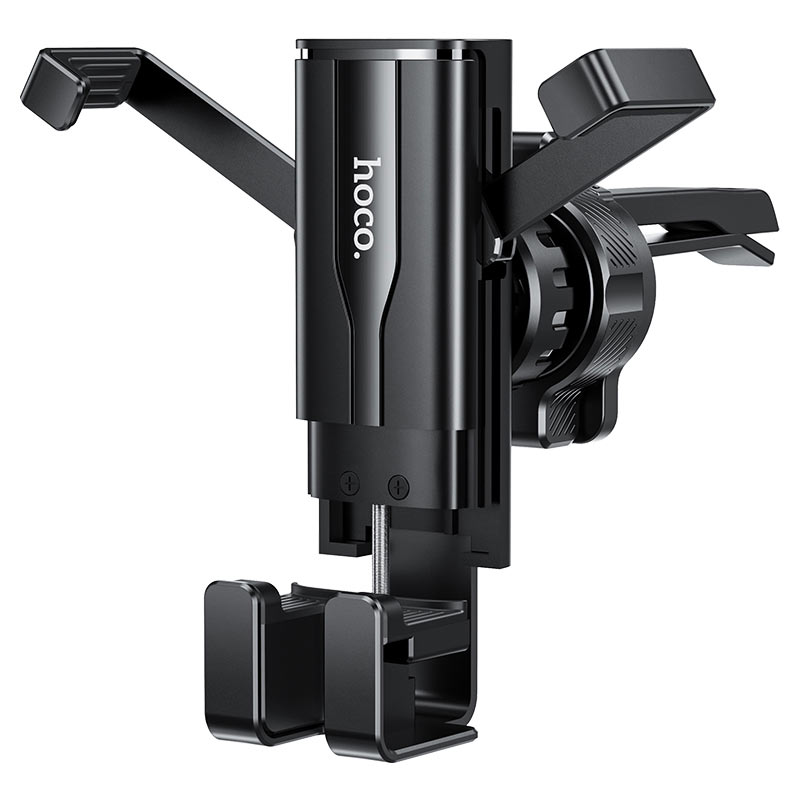 Держатель для телефона в авто (в дефлектор) Hoco CA72 Phantom air outlet hidden gravity Black