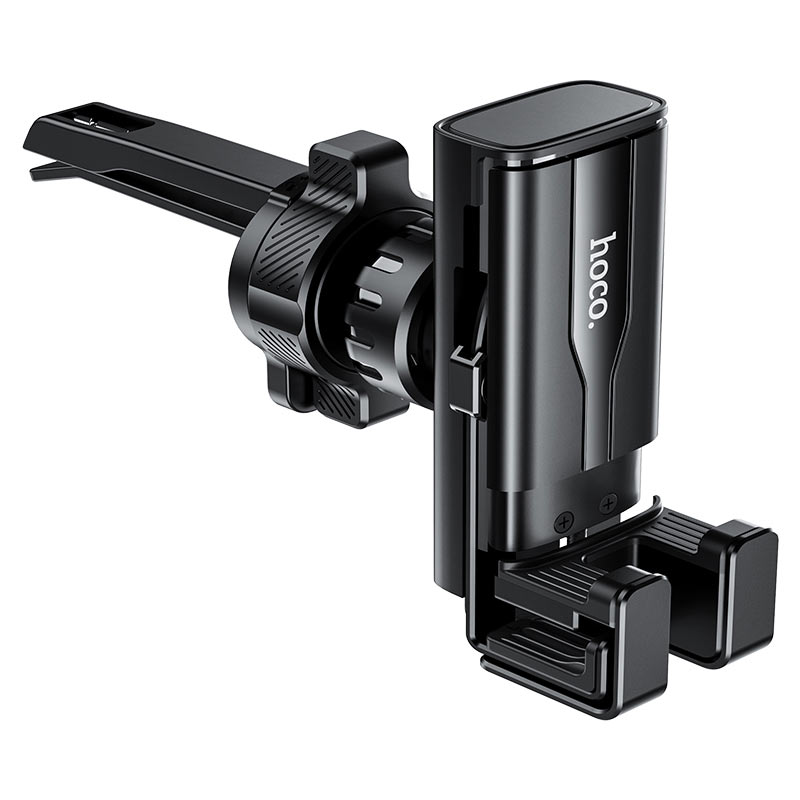 Держатель для телефона в авто (в дефлектор) Hoco CA72 Phantom air outlet hidden gravity Black