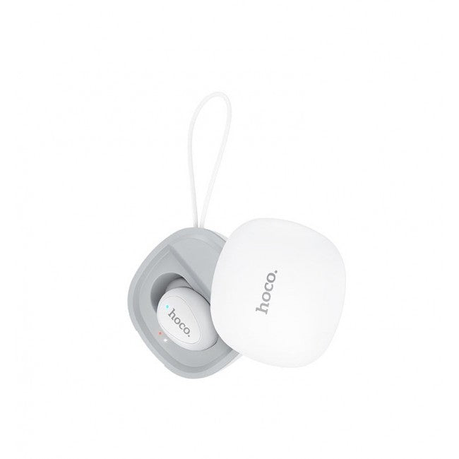 Hoco Bluetooth гарнитура E50 Wise mini wireless headset (с зарядным кейсом) White