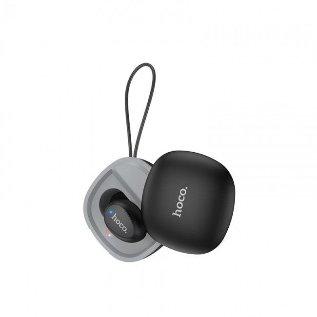 Hoco Bluetooth гарнитура E50 Wise mini wireless headset (с зарядным кейсом) Black