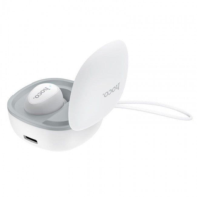 Hoco Bluetooth гарнитура E50 Wise mini wireless headset (с зарядным кейсом) White