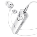 Bluetooth аудіо ресивер (адаптер) з навушниками Hoco E52 White