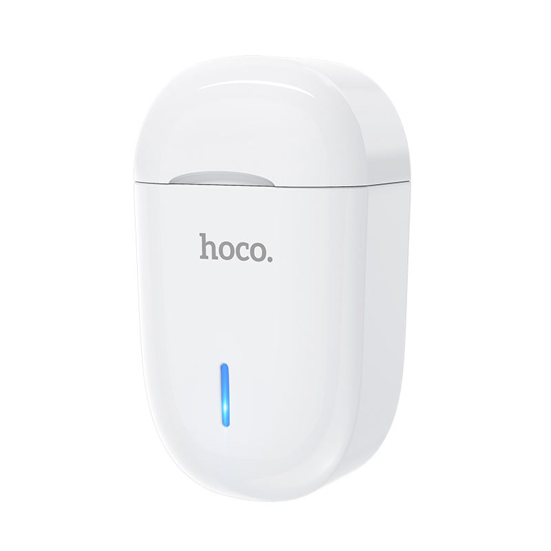 Bluetooth гарнитура Hoco E55 Flicker с зарядным чехлом White