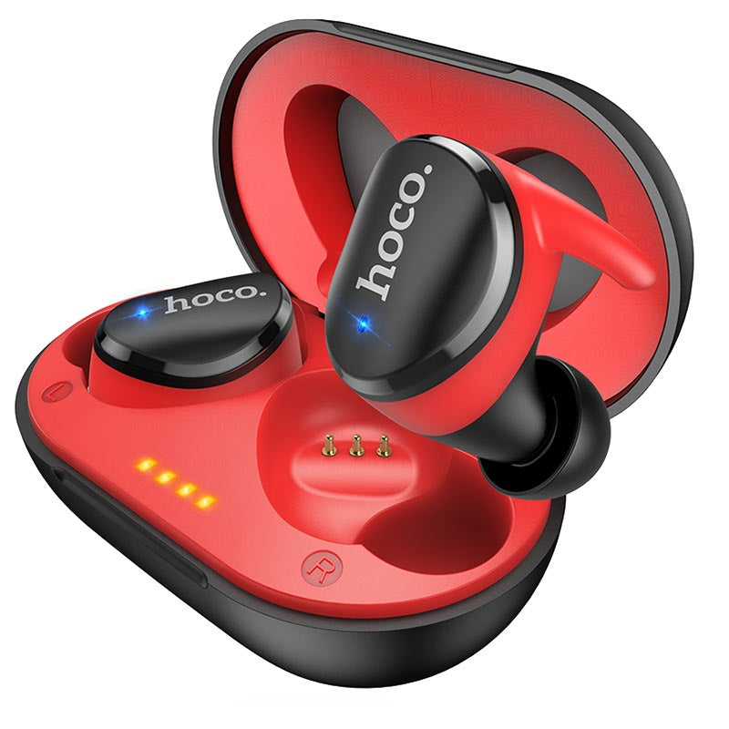 Бездротові навушники Bluetooth Hoco ES41 Clear sound TWS Чорний-Червоний