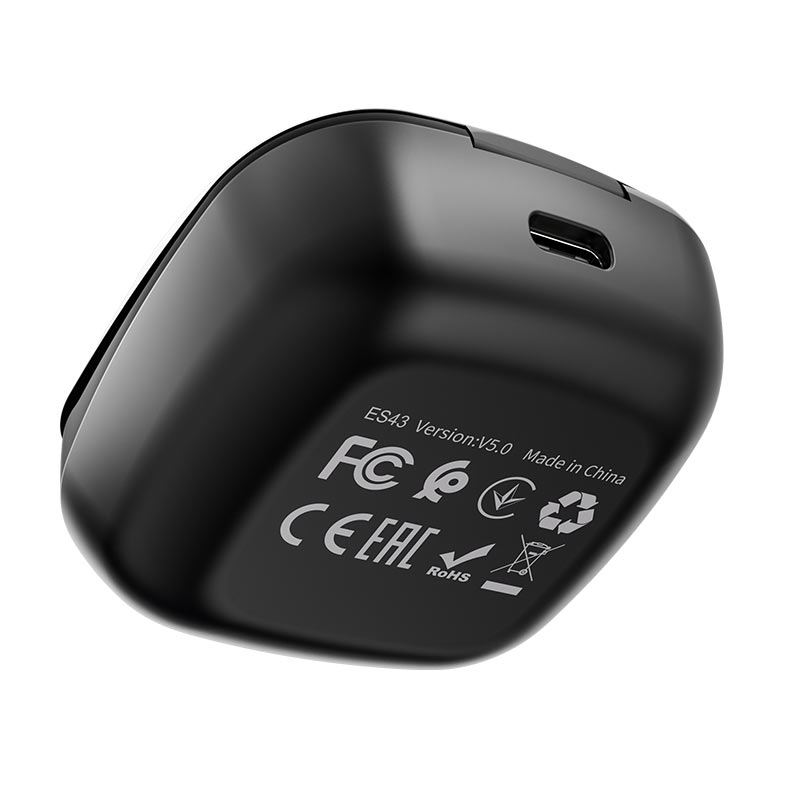 Бездротові Bluetooth навушники Hoco ES43 Lucky sound TWS wireless headset Black