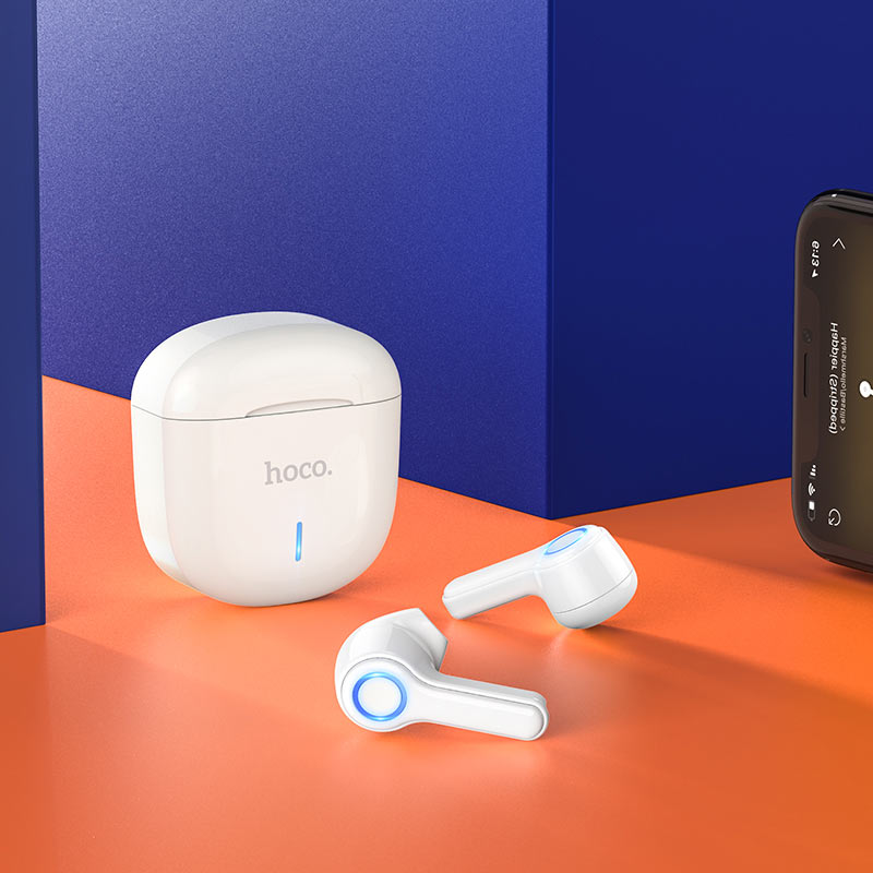 Бездротові Bluetooth навушники Hoco ES45 Harmony sound TWS White