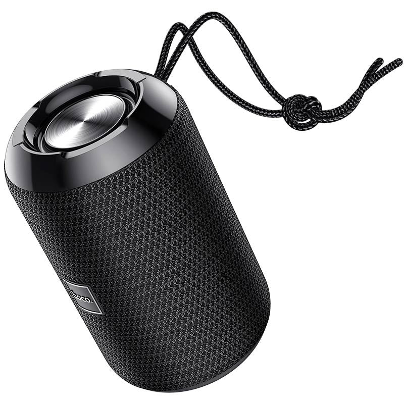 Портативна Bluetooth колонка Hoco HC1 Trendy sound із вологозахистом IPX5 (BT 5.0, AUX, USB, MicroSD, FM радіо) Black