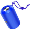 Портативна Bluetooth колонка Hoco HC1 Trendy sound із вологозахистом IPX5 (BT 5.0, AUX, USB, MicroSD, FM радіо) Blue