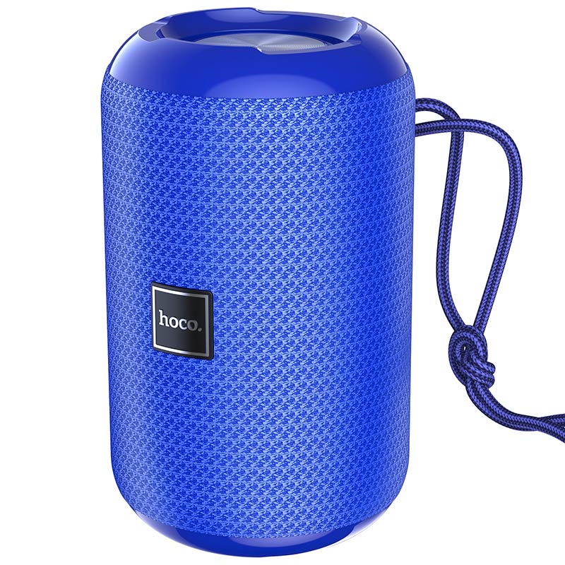 Портативна Bluetooth колонка Hoco HC1 Trendy sound із вологозахистом IPX5 (BT 5.0, AUX, USB, MicroSD, FM радіо) Blue
