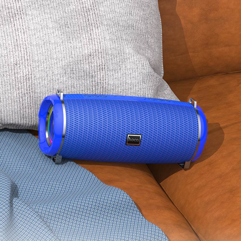 Портативна Bluetooth колонка Hoco HC2 Xpress sport із вологозахистом IPX5 (BT 5.0, AUX, USB, MicroSD, FM радіо) Blue