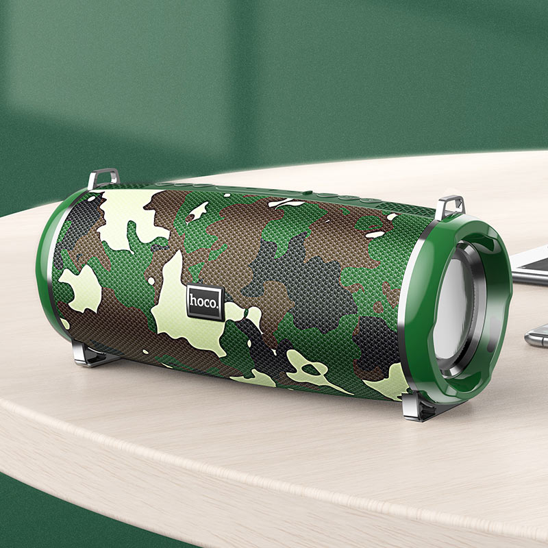 Портативна Bluetooth колонка Hoco HC2 Xpress sport із вологозахистом IPX5 (BT 5.0, AUX, USB, MicroSD, FM радіо) Dark Green