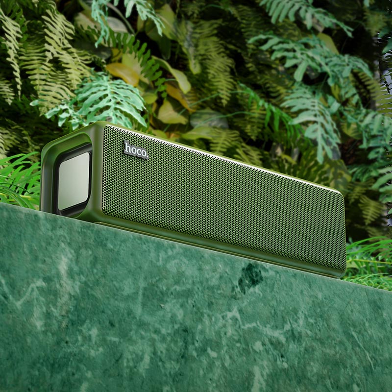 Портативна Bluetooth колонка Hoco HC3 Bounce sports wireless speaker (BT 5.0, AUX, USB, MicroSD) Dark Green