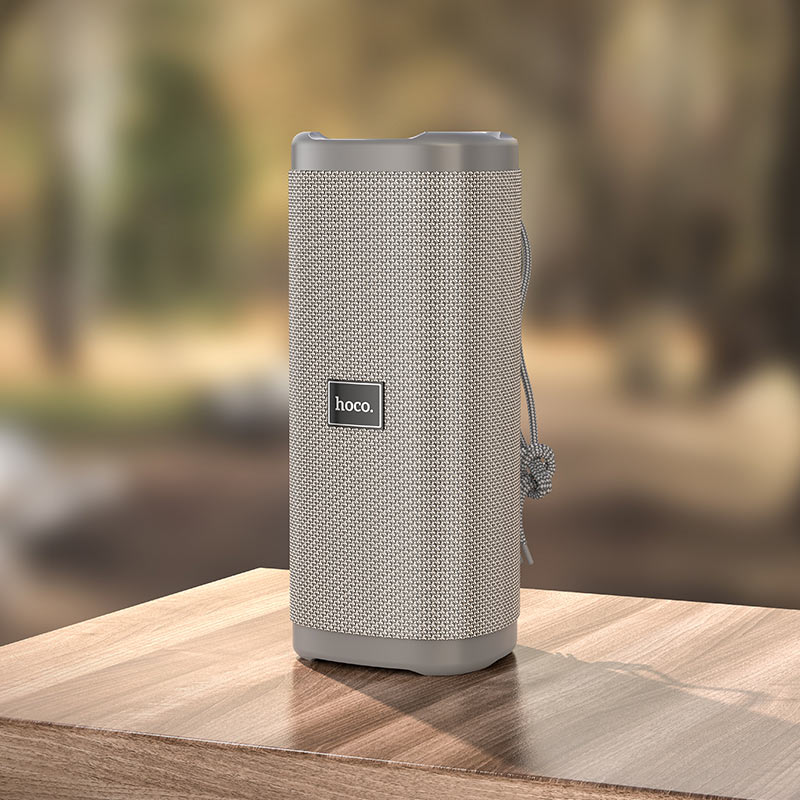 Портативна Bluetooth колонка Hoco HC4 Bella sports з вологозахистом IPX5 (BT 5.0, AUX, USB, MicroSD) Gray