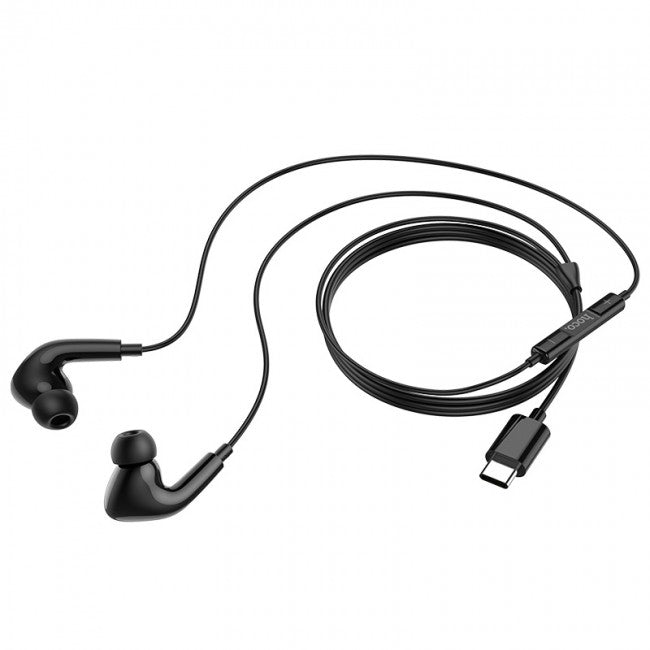 Вакуумні навушники з Type-C коннектором Hoco M1 Pro Original series Black