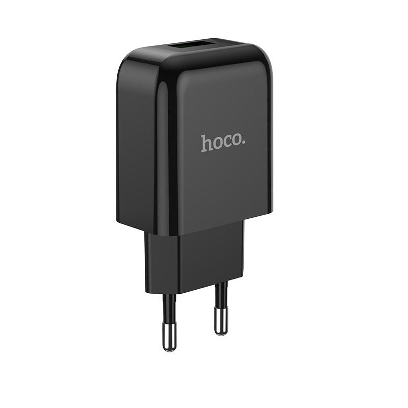 Мережева зарядка Hoco N2 Vigour single port charger (1USB, 2,1A) Black