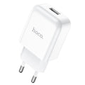 Мережева зарядка Hoco N2 Vigour single port charger (1USB, 2,1A) White