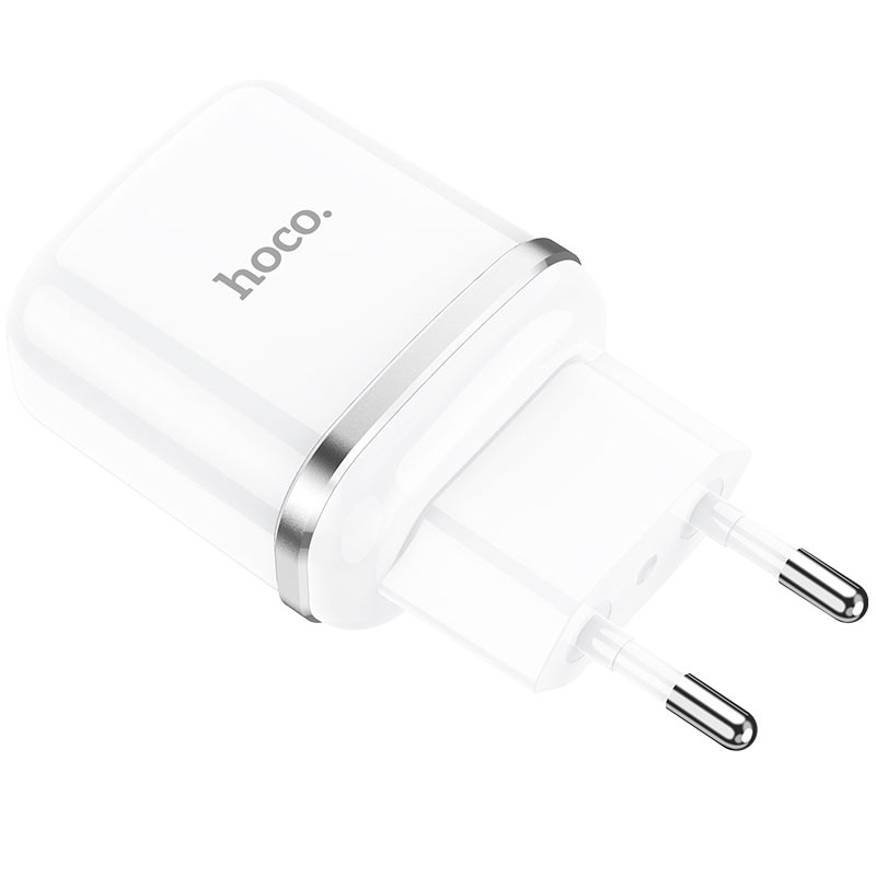Мережевий зарядний пристрій Hoco N3 Special single port (1USB, QC3.0) Білий