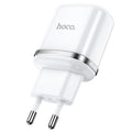Мережевий зарядний пристрій Hoco N4 Aspiring dual port charger (2USB, 2,4A) Білий