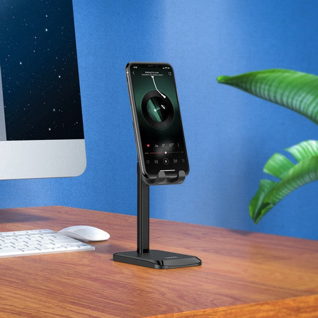 Настольный держатель для телефона Hoco PH27 Soaring metal desktop stand Black