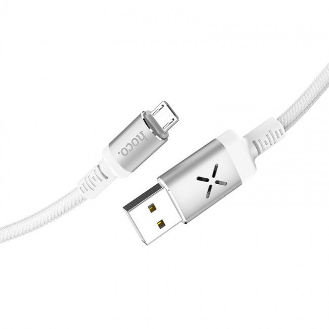 Кабель Hoco U63 Spirit MicroUSB 1.2m Білий