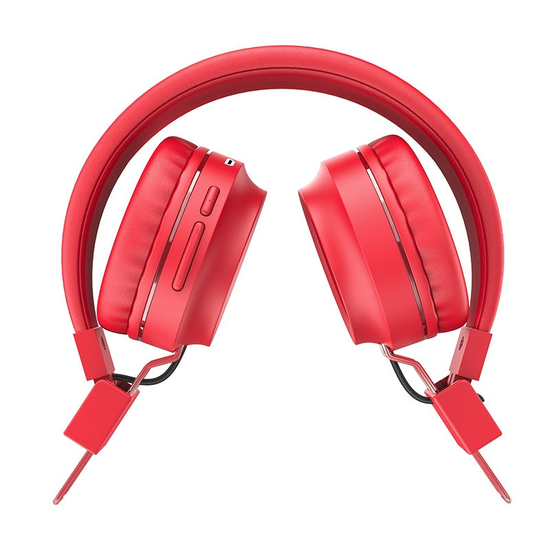 Bluetooth навушники Hoco W25 Promise Red