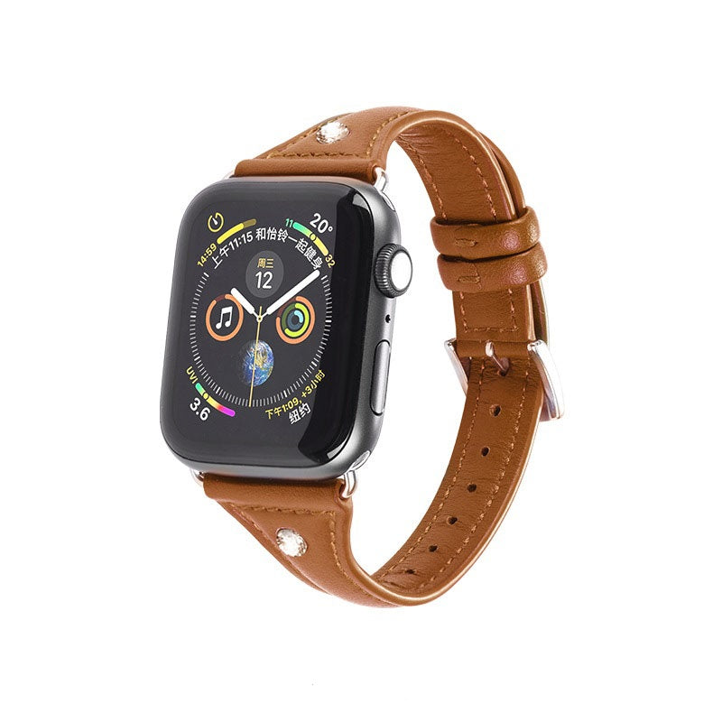 Шкіряний ремешок Hoco WB05 Ocean wave для Apple Watch Series 1/2/3/4 (42/44mm) Brown