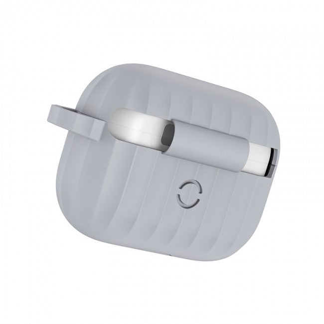 Комплект для Apple Airpods Pro (чохол, карабін, шнур) Hoco WB20 Fenix protective cover Gray
