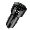 Автомобільний зарядний пристрій із швидкою зарядкою Hoco Z42 Power Delivery 20W QC3.0 Black