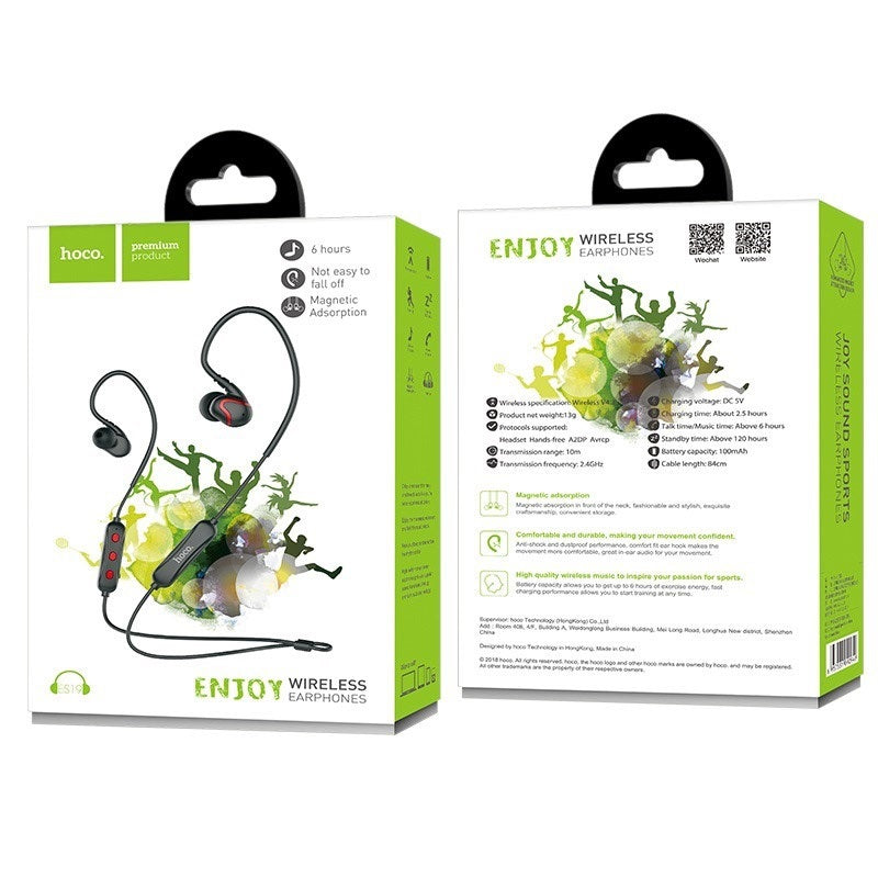 Bluetooth навушники Hoco ES19 Black