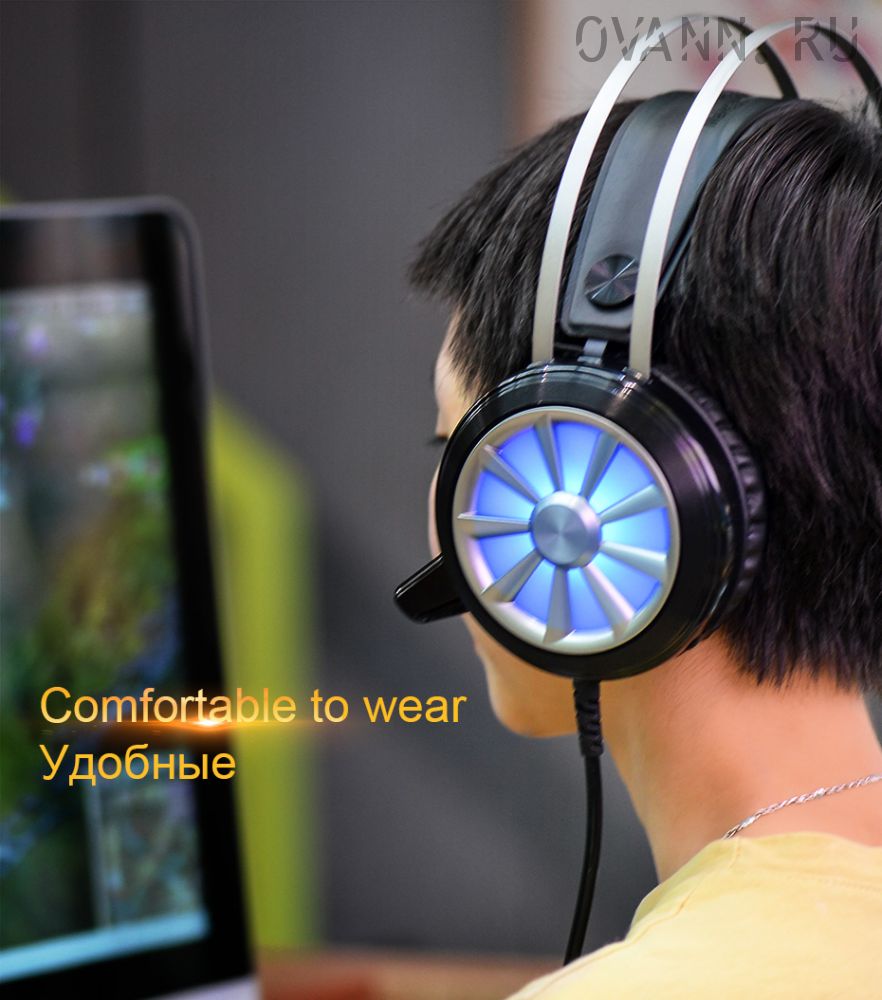 Навушники HOCO W7 flash gaming headset BLACK