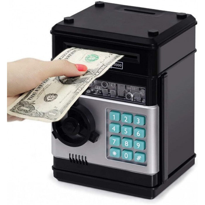 Coins & Bills Bank Safe — електронна копилка-сейф чорна