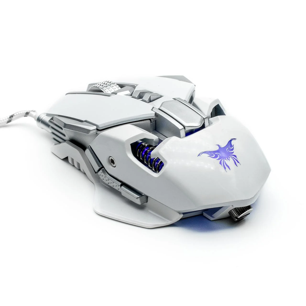 Дротова мишка Onikuma combating CW30 gaming mouse з підсвітленням (3200 dpi) Білий