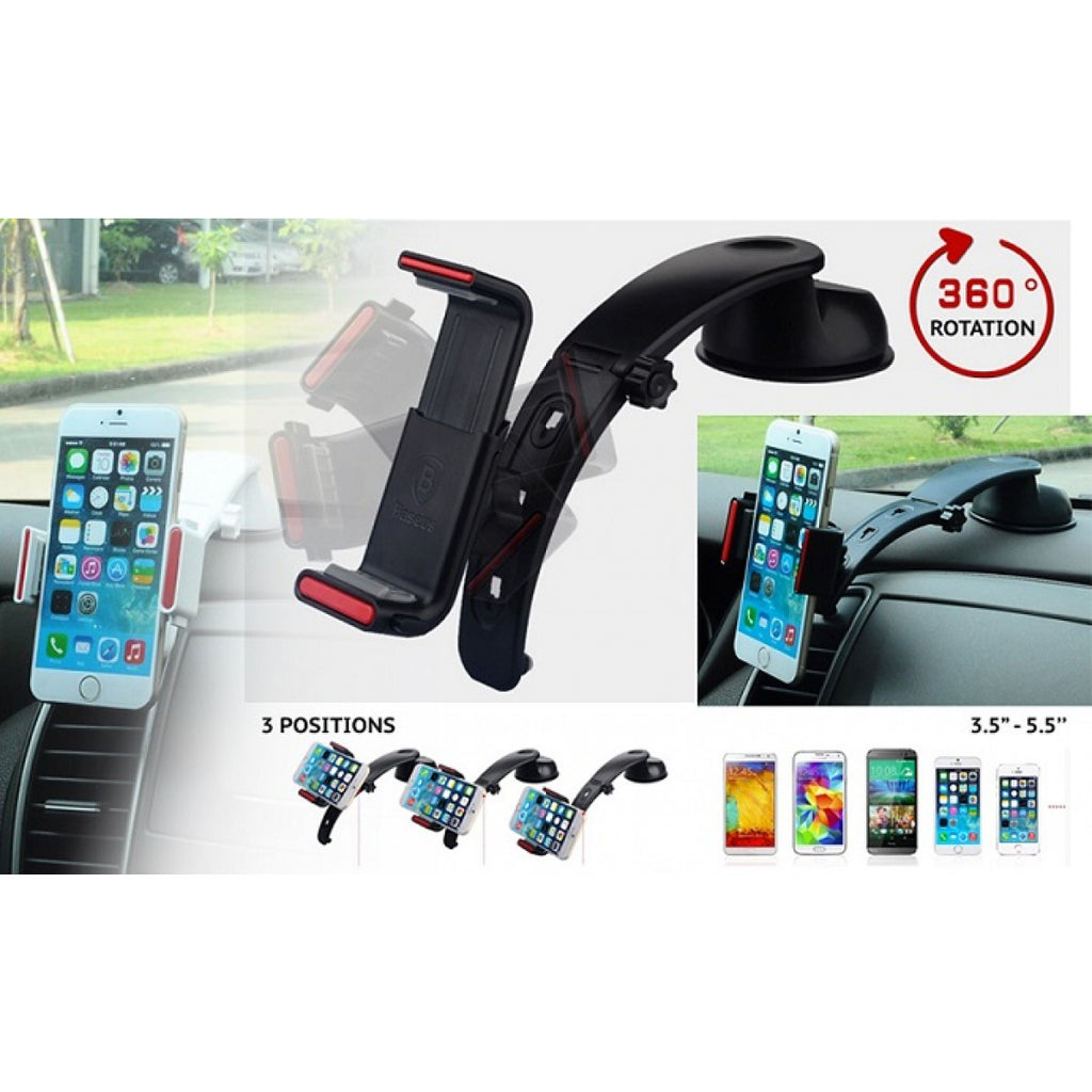 Автодержатель Baseus Extend Car Mount Black