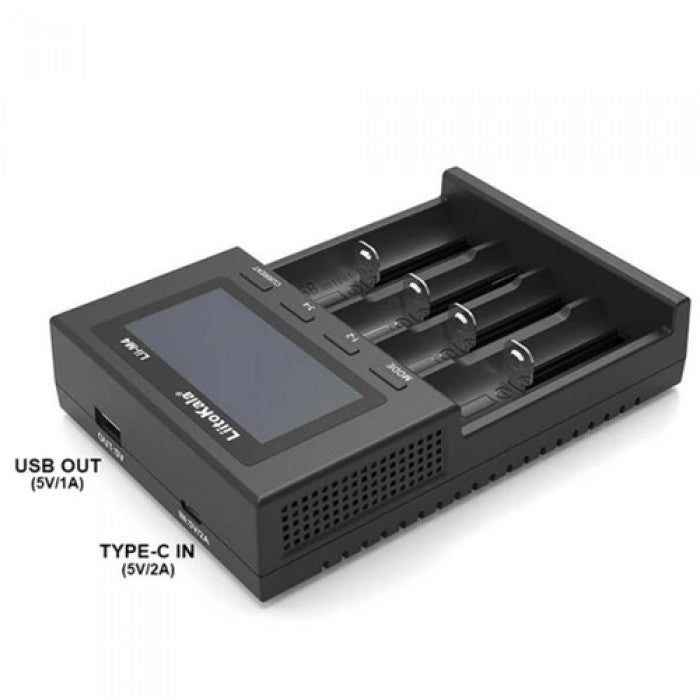 LiitoKala Lii-M4 зарядний 4 канали + Power Bank