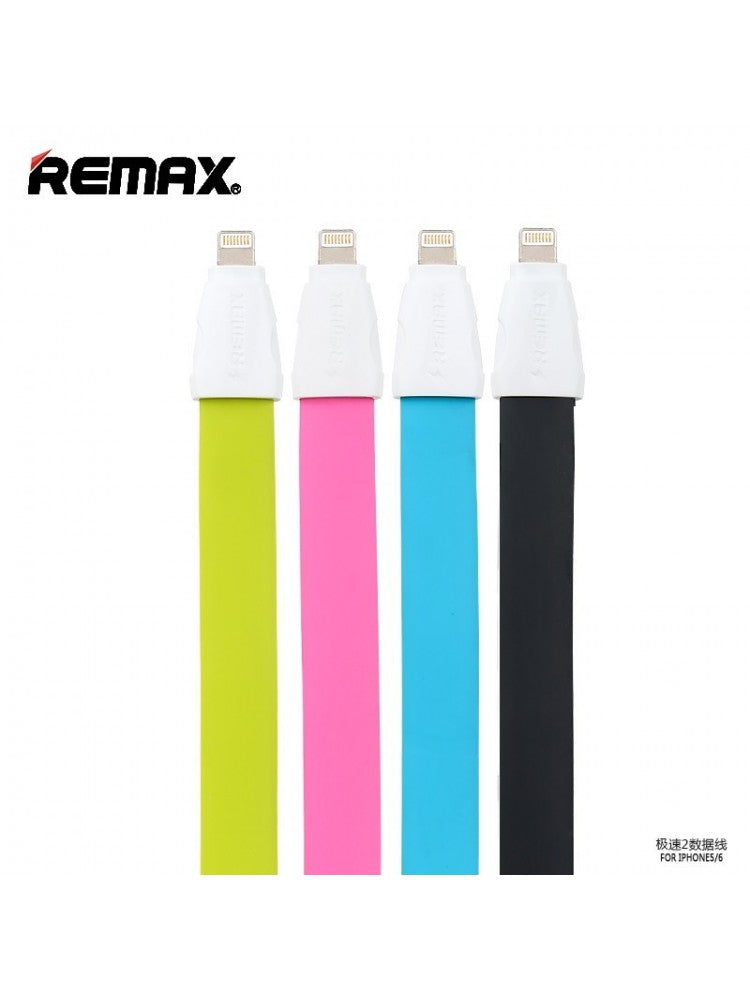 Кабель Remax Lightning Full Speed 2 flat RC-011i Green