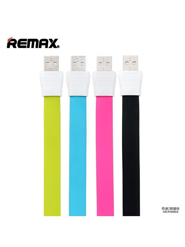 Кабель Remax Lightning Full Speed 2 flat RC-011i Blue