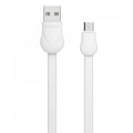 Кабель Joyroom S-L121 Waves Series Flat Cable Micro 1M White