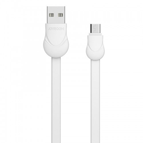 Кабель Joyroom S-L121 Waves Series Flat Cable Micro 1M White